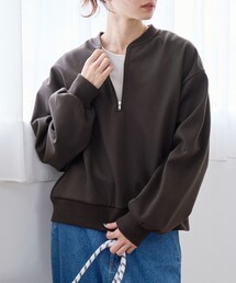 coen（コーエン）の「【REVERSE WARM・Youube紹介アイテム】あったかハーフジッププルオーバー スウェット（スウェット）」