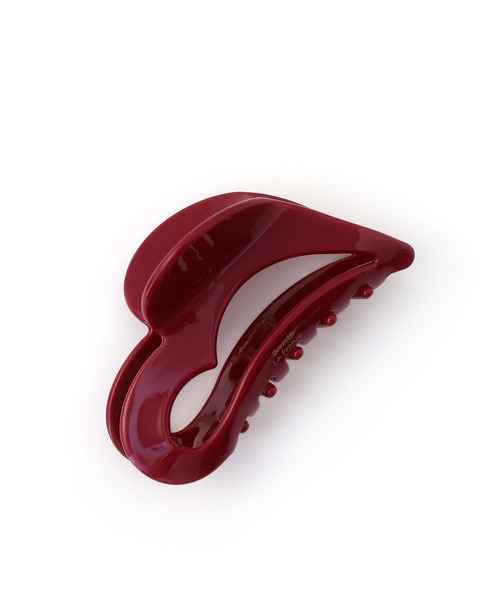 colleca la（コレカラ）の「ハートフレームバンスクリップ（バレッタ/ヘアクリップ・レディース・ダークブラウン/ボルドー/レオパード・FREE）」の7枚目の写真