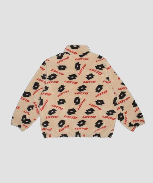 LOTTO(ロット)の「LOTTO LOGO BOA BLOUSON(ブルゾン・メンズ・ベージュ/ブラック・XX-LARGE/MEDIUM/X-LARGE/LARGE)」の4枚目の写真