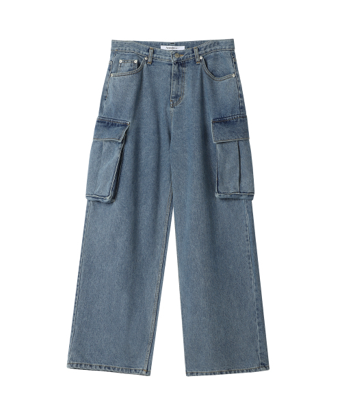 AVANDRESS(アバンドレス )の「real wide cargo pants BLACK(デニムパンツ・レディース・その他・X-LARGE/X-SMALL/XX-SMALL/SMALL/LARGE/MEDIUM)」の5枚目の写真