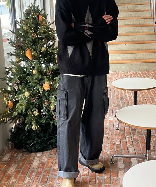 AVANDRESS(アバンドレス )の「real wide cargo pants BLACK(デニムパンツ・レディース・その他・X-LARGE/X-SMALL/XX-SMALL/SMALL/LARGE/MEDIUM)」の9枚目の写真