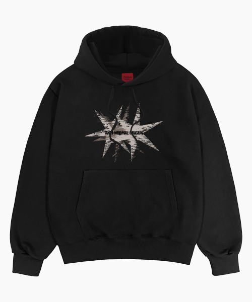 CRIGUN(クリガン)の「スローイングスター フードパーカー ブラック(パーカー・レディース・ブラック・MEDIUM/LARGE/X-LARGE/XX-LARGE)」の1枚目の写真