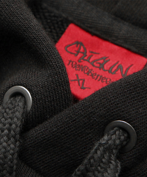 CRIGUN(クリガン)の「スローイングスター フードパーカー ブラック(パーカー・レディース・ブラック・MEDIUM/LARGE/X-LARGE/XX-LARGE)」の6枚目の写真