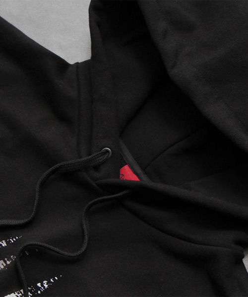 CRIGUN(クリガン)の「スローイングスター フードパーカー ブラック(パーカー・レディース・ブラック・MEDIUM/LARGE/X-LARGE/XX-LARGE)」の8枚目の写真