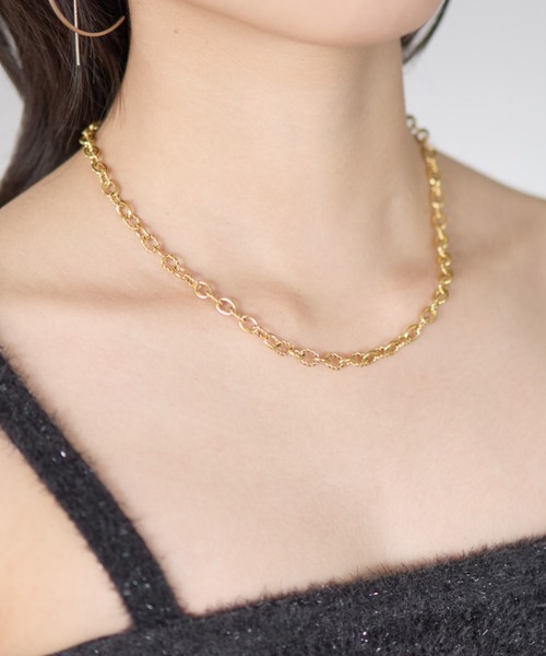 ciite' surgical stainless(シーテサージカルステンレス)の「【 金属アレルギー対応 】 チェーンネックレス サージカルステンレス(ネックレス・レディース・シルバー/ゴールド・FREE)」の8枚目の写真