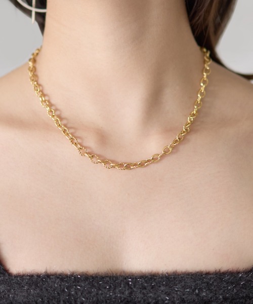 ciite' surgical stainless(シーテサージカルステンレス)の「【 金属アレルギー対応 】 チェーンネックレス サージカルステンレス(ネックレス・レディース・シルバー/ゴールド・FREE)」の9枚目の写真