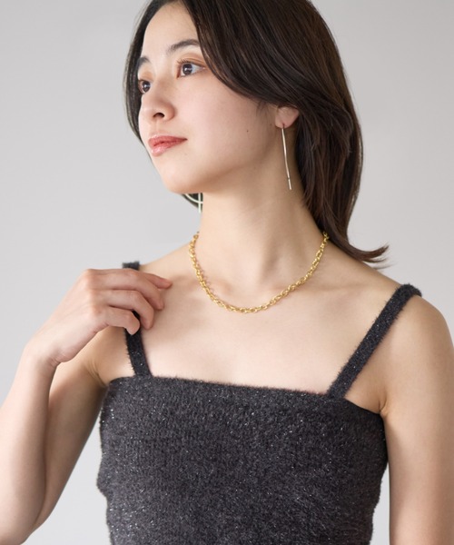 ciite' surgical stainless(シーテサージカルステンレス)の「【 金属アレルギー対応 】 チェーンネックレス サージカルステンレス(ネックレス・レディース・シルバー/ゴールド・FREE)」の14枚目の写真