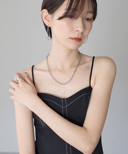 ciite' surgical stainless(シーテサージカルステンレス)の「【 金属アレルギー対応 】 チェーンネックレス サージカルステンレス(ネックレス・レディース・シルバー/ゴールド・FREE)」の3枚目の写真