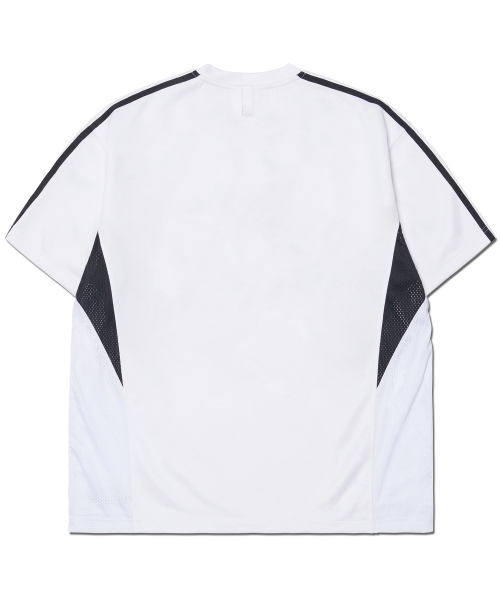 NOMANUAL（NOMANUAL）の「SWEEP BASEBALL JERSEY - WHITE（Tシャツ/カットソー・レディース・その他・MEDIUM/LARGE/X-LARGE）」の2枚目の写真