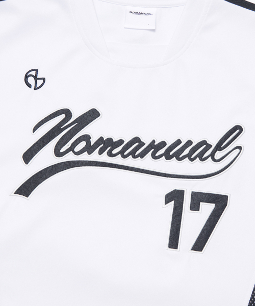 NOMANUAL（NOMANUAL）の「SWEEP BASEBALL JERSEY - WHITE（Tシャツ/カットソー・レディース・その他・MEDIUM/LARGE/X-LARGE）」の8枚目の写真