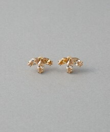 ete ゴールド ピアス(両耳用) ete｜エテのピアス（両耳用）（ゴールド/金色系・ドロップモチーフ