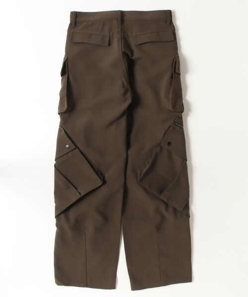 TORNADO MART（トルネードマート）の「ﾀﾞﾌﾞﾙｸﾛｽﾜｲﾄﾞｶｰｺﾞﾊﾟﾝﾂ（カーゴパンツ・メンズ・カーキ/ブラック・S/M/L/LL）」の3枚目の写真