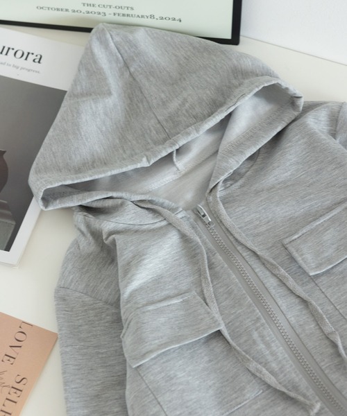 MAISON DE THERESE(メゾン ド テレーズ)の「パーカー付きロングワンピース(ワンピース・レディース・ブラック/グレー・M/L)」の19枚目の写真