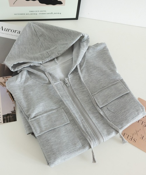 MAISON DE THERESE(メゾン ド テレーズ)の「パーカー付きロングワンピース(ワンピース・レディース・ブラック/グレー・M/L)」の20枚目の写真
