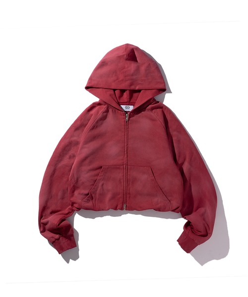 GOAT ESSENCE(ゴートエッセンス)の「ZIP HOODIE(パーカー・メンズ・グレー/レッド/ブラック・1/2/3)」の3枚目の写真