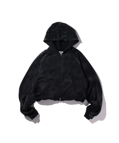 GOAT ESSENCE(ゴートエッセンス)の「ZIP HOODIE(パーカー・メンズ・グレー/レッド/ブラック・1/2/3)」の2枚目の写真