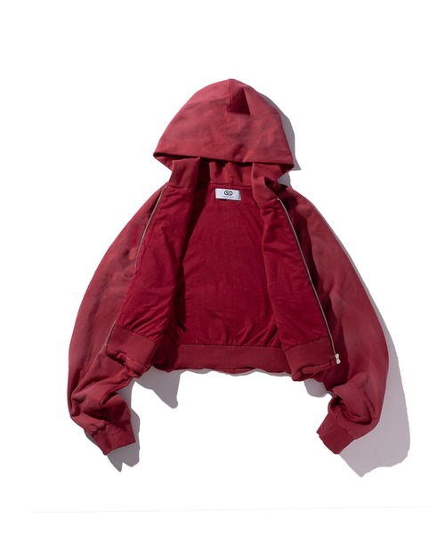 GOAT ESSENCE(ゴートエッセンス)の「ZIP HOODIE(パーカー・メンズ・グレー/レッド/ブラック・1/2/3)」の8枚目の写真