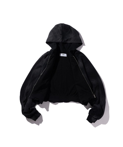 GOAT ESSENCE(ゴートエッセンス)の「ZIP HOODIE(パーカー・メンズ・グレー/レッド/ブラック・1/2/3)」の4枚目の写真