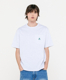 AECA（エイカ）の「EVERYDAY AECA CLOVER POCKET TEE-LIGHT GREY（Tシャツ/カットソー）」