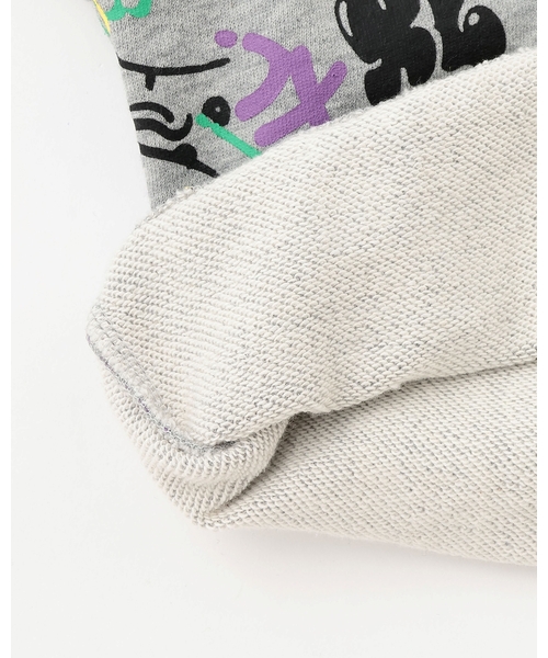 XLARGE KIDS（エクストララージキッズ）の「グラフィティロゴ総柄トレーナー（スウェット・キッズ・ブラック/トップグレー・140cm/130cm/90cm/80ｃｍ/120cm/100cm/110cm）」の10枚目の写真