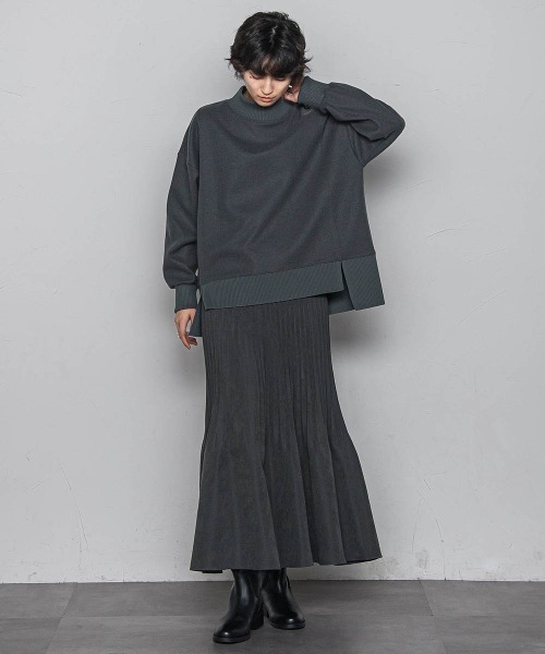 MAYSON GREY(メイソングレイ)の「【楽・美・軽】ハイネックプルオーバー≪手洗い可能≫(Tシャツ/カットソー・レディース・チャコールグレー/オフホワイト/ブラック・M)」の14枚目の写真