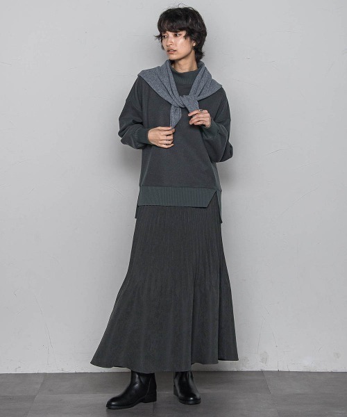 MAYSON GREY(メイソングレイ)の「【楽・美・軽】ハイネックプルオーバー≪手洗い可能≫(Tシャツ/カットソー・レディース・チャコールグレー/オフホワイト/ブラック・M)」の18枚目の写真