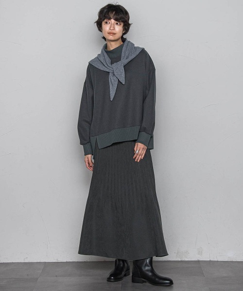 MAYSON GREY(メイソングレイ)の「【楽・美・軽】ハイネックプルオーバー≪手洗い可能≫(Tシャツ/カットソー・レディース・チャコールグレー/オフホワイト/ブラック・M)」の19枚目の写真