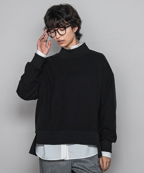 MAYSON GREY(メイソングレイ)の「【楽・美・軽】ハイネックプルオーバー≪手洗い可能≫(Tシャツ/カットソー・レディース・チャコールグレー/オフホワイト/ブラック・M)」の21枚目の写真