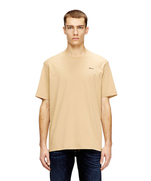 DIESEL(ディーゼル)の「メンズ Tシャツ T-ADJUST-MET(Tシャツ/カットソー・メンズ・ベージュ系その他/ブラック/ホワイト・XXX-LARGE/LARGE/SMALL/X-LARGE/XX-LARGE/X-SMALL/MEDIUM)」の1枚目の写真