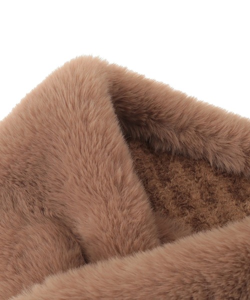 AMERICAN HOLIC（アメリカンホリック）の「リバーシブルフェイクファーティペット（マフラー・レディース・グレー/ベージュ・FREE）」の11枚目の写真