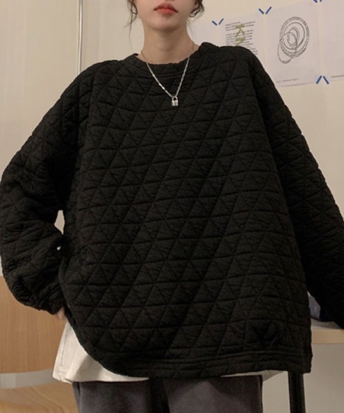 Flugge(フラッジー)の「キルティングタッチ長袖トップス(その他トップス・レディース・ホワイト/ブラック・MEDIUM/LARGE)」の3枚目の写真