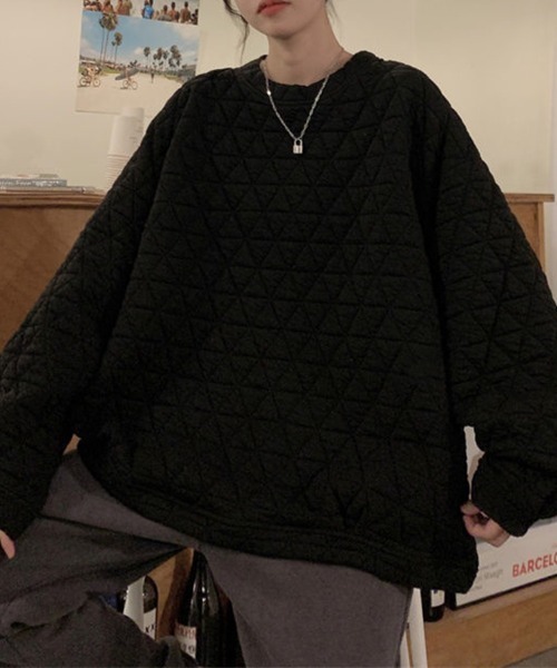 Flugge(フラッジー)の「キルティングタッチ長袖トップス(その他トップス・レディース・ホワイト/ブラック・MEDIUM/LARGE)」の5枚目の写真