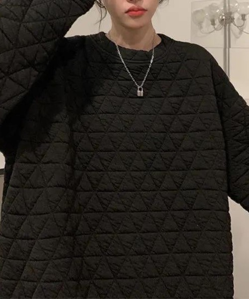 Flugge(フラッジー)の「キルティングタッチ長袖トップス(その他トップス・レディース・ホワイト/ブラック・MEDIUM/LARGE)」の9枚目の写真