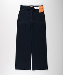 EDWIN（エドウィン）の「【EDWIN】BODY FIRE イージーワイドパンツ (裏起毛素材 / リラックス感 / 発熱効果 / カジュアルシック)（デニムパンツ）」