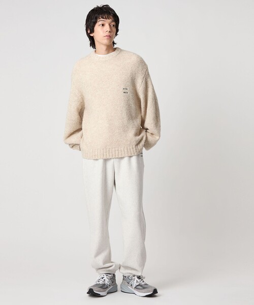 CITEN（シテン）の「＜CITEN＞ブークレールーズニットプルオーバー（ニット/セーター・メンズ・グレー系/ナチュラル/ブラック・M/L）」の6枚目の写真