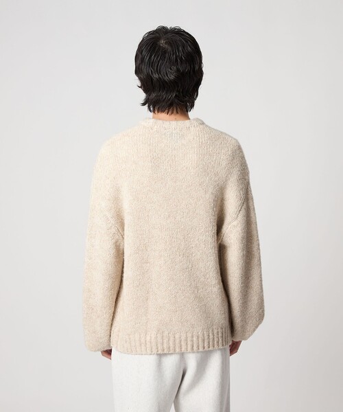 CITEN（シテン）の「＜CITEN＞ブークレールーズニットプルオーバー（ニット/セーター・メンズ・グレー系/ナチュラル/ブラック・M/L）」の13枚目の写真