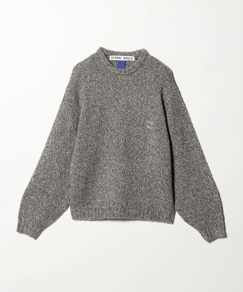 CITEN（シテン）の「＜CITEN＞ブークレールーズニットプルオーバー（ニット/セーター・メンズ・グレー系/ナチュラル/ブラック・M/L）」の14枚目の写真