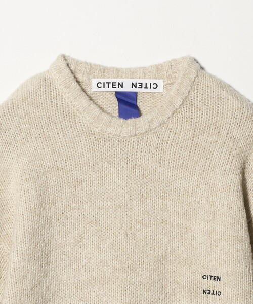 CITEN（シテン）の「＜CITEN＞ブークレールーズニットプルオーバー（ニット/セーター・メンズ・グレー系/ナチュラル/ブラック・M/L）」の22枚目の写真