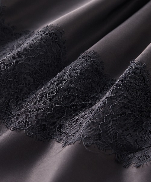 DOUBLE STANDARD CLOTHING(ダブルスタンダードクロージング)の「レースフレアスカート(WEB限定)(スカート・レディース・ブラック・38/36)」の7枚目の写真