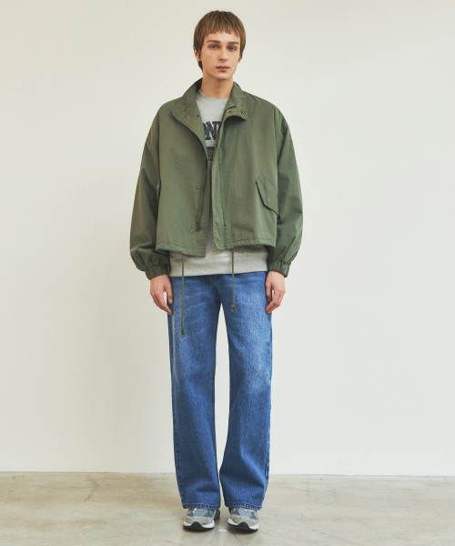 WEDNESDAY OASIS(ウェンズデーオアシス)の「リラックスドキャットウォッシングデニムパンツ_Blue(WC25-PT02)(デニムパンツ・メンズ・ブルー・MEDIUM/LARGE)」の4枚目の写真