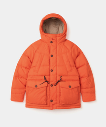 shelter loft down parka orange