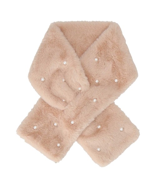 JILL STUART(ジルスチュアート)の「フェイクファー 差込マフラー(マフラー・レディース・ライトグレー/ベージュ/アイボリー/ブラック・FREE)」の4枚目の写真