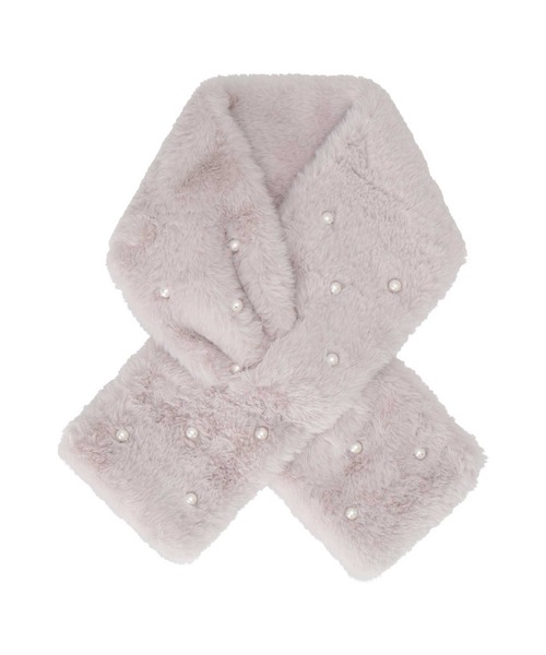 JILL STUART(ジルスチュアート)の「フェイクファー 差込マフラー(マフラー・レディース・ライトグレー/ベージュ/アイボリー/ブラック・FREE)」の3枚目の写真