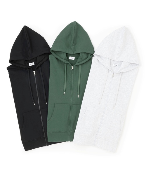 LOVETOXIC（ラブトキシック）の「【裏起毛】綿100%ZIPパーカ（パーカー・キッズ・ブラック/ホワイト系その他/グリーン・M:150cm/S:140cm/L:160cm/LL(170cm)）」の15枚目の写真