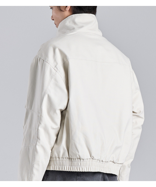 BUTTON SEOUL（ボタンソウル）の「クロップヘビーボアツーウェイワークジャケット（アイボリー）（ブルゾン・メンズ・その他・LARGE/X-LARGE/MEDIUM）」の9枚目の写真