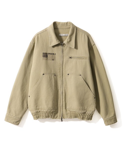 GARDEN EXPRESS(ガーデンエクスプレス)の「Pigment Work Jacket (beige)(デニムジャケット・メンズ・その他・LARGE/X-LARGE)」の1枚目の写真