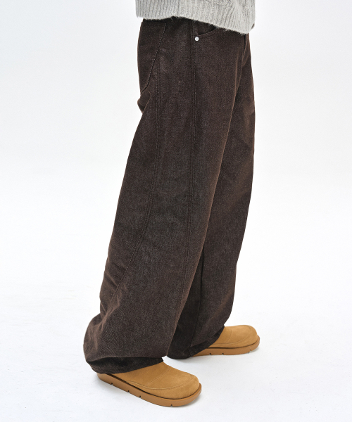 DECET(デケト)の「Curved Wide Jeans DCPT033CPBrown(デニムパンツ・レディース・その他・26/28/30/32/34)」の14枚目の写真