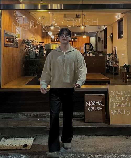 DECET(デケト)の「Curved Wide Jeans DCPT033CPBrown(デニムパンツ・レディース・その他・26/28/30/32/34)」の13枚目の写真
