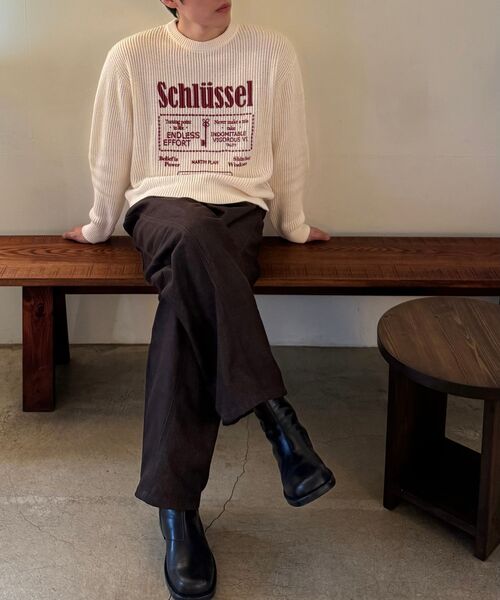 DECET(デケト)の「Curved Wide Jeans DCPT033CPBrown(デニムパンツ・レディース・その他・26/28/30/32/34)」の4枚目の写真