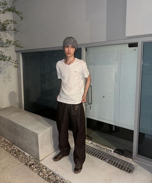 DECET(デケト)の「Curved Wide Jeans DCPT033CPBrown(デニムパンツ・レディース・その他・26/28/30/32/34)」の6枚目の写真